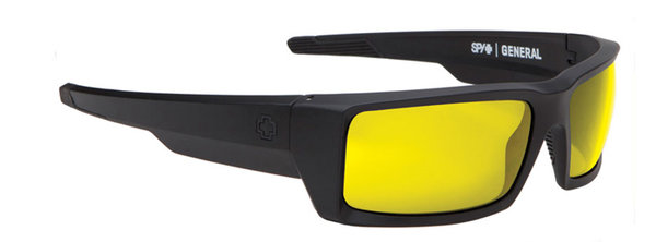 SPY slnečné okuliare GENERAL Matte Black Yellow